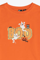 Vintage "Boo" Ghost Applique Halloween Sweatshirt (2000s)