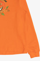 Vintage Halloween Pumpkin Embroidered Sweatshirt (1990s)