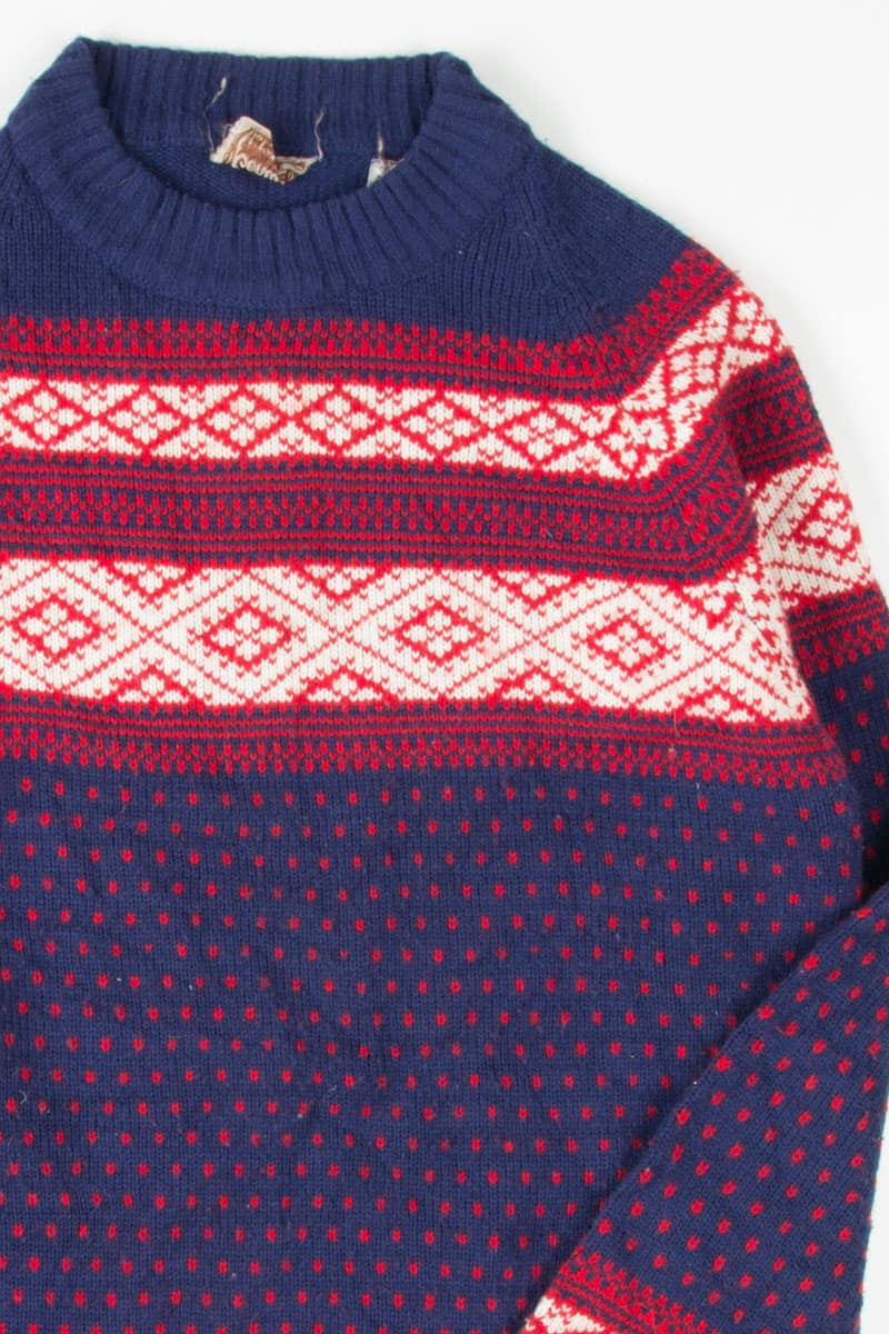 Vintage Fair Isle Sweater 563