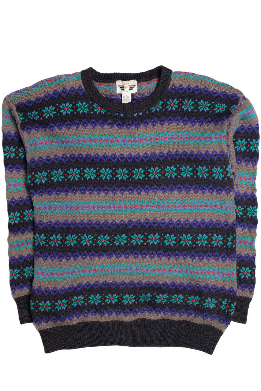 Fluid Fair Isle Sweater 1009