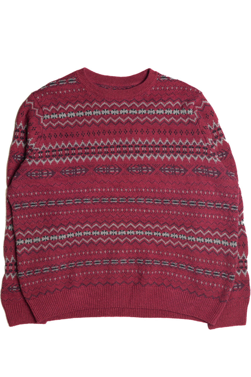 Croft &amp; Barrow Fair Isle Sweater 1012