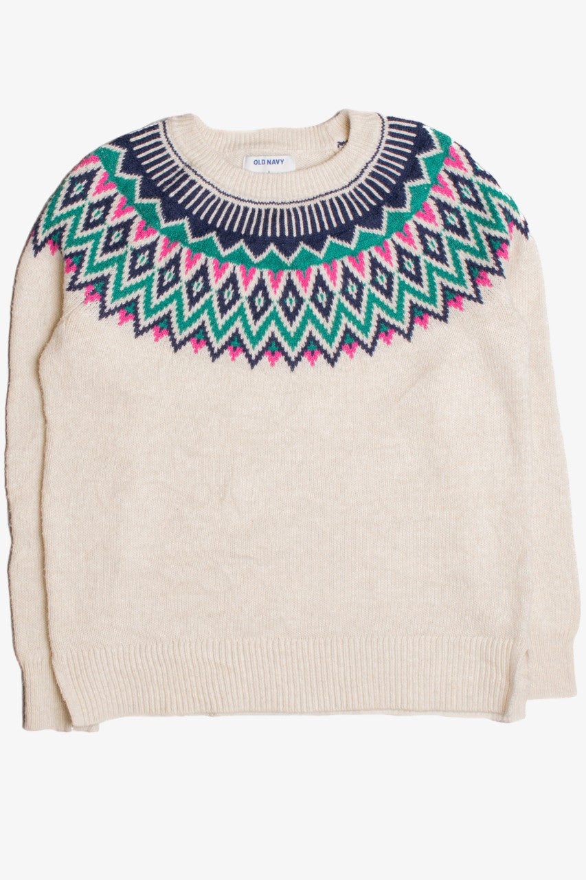 トップス 19AW kolor PATCHWORK FAIR ISLE SWEATE Old Navy Fair Isle Sweater 1027 – Ragstock
