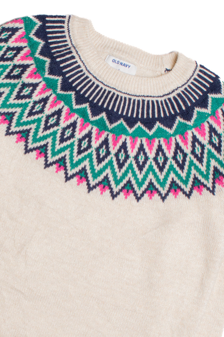 Old Navy Fair Isle Sweater 1027