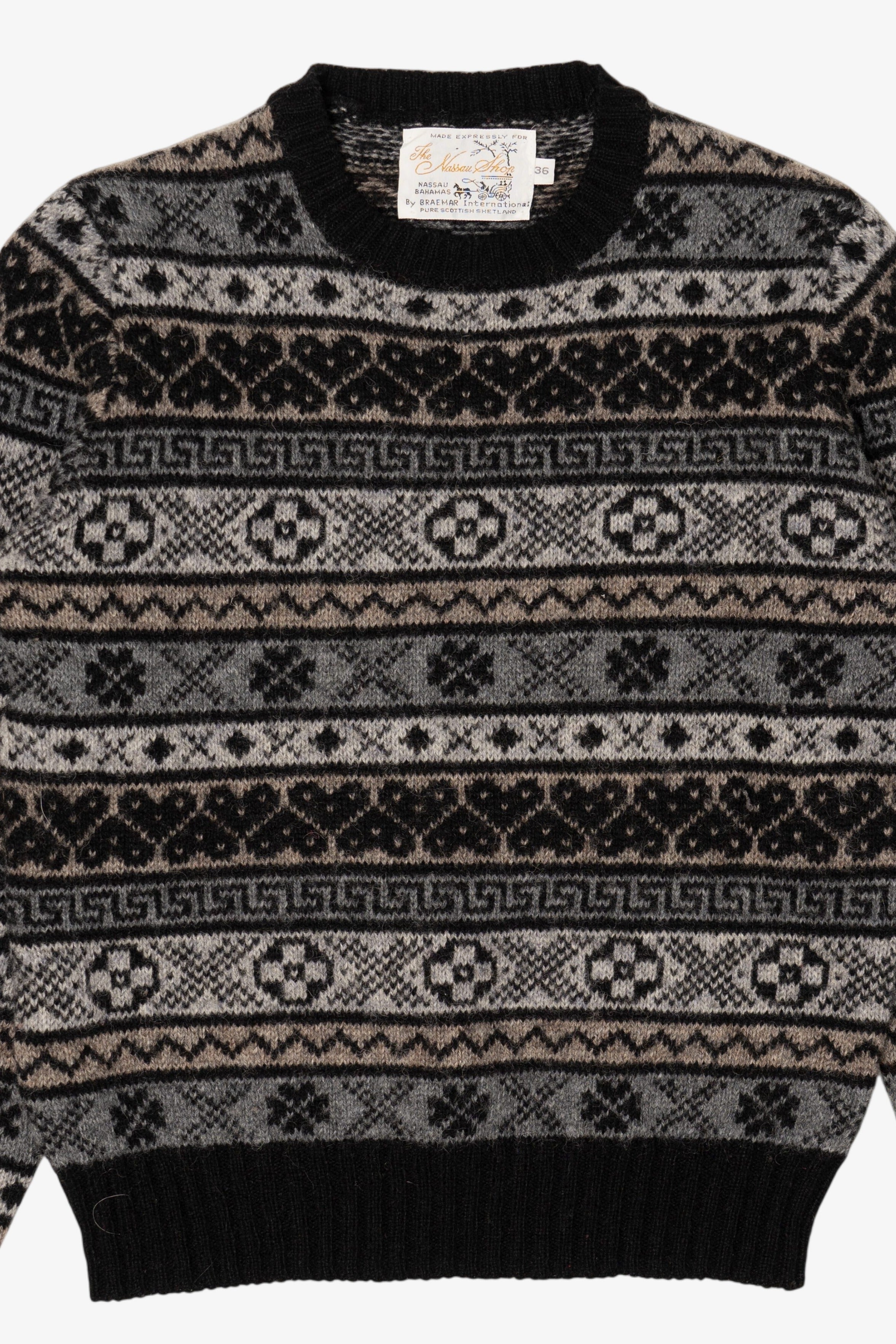Vintage The Nassau Shop Fair Isle Sweater (1970s)