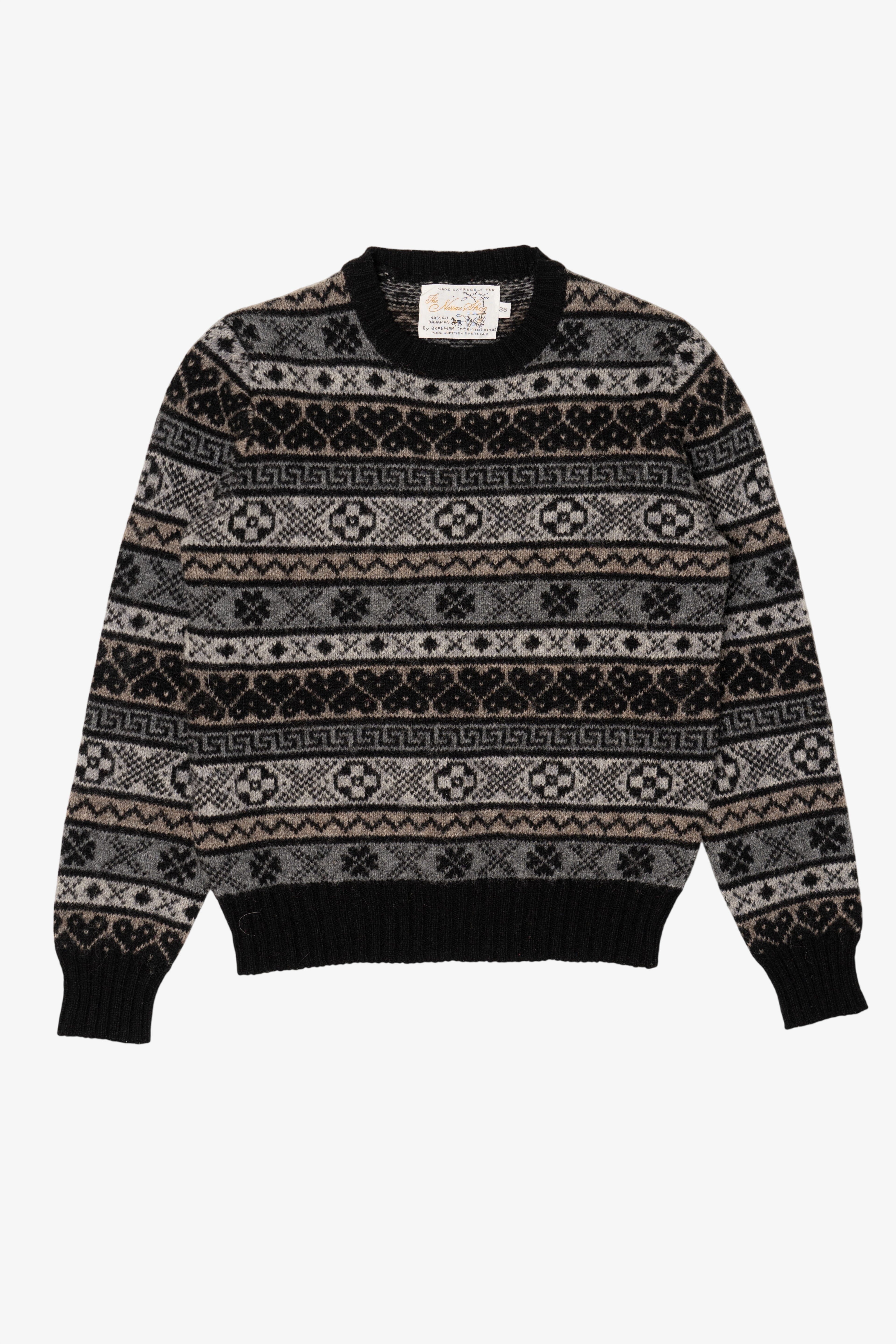 Vintage The Nassau Shop Fair Isle Sweater (1970s)