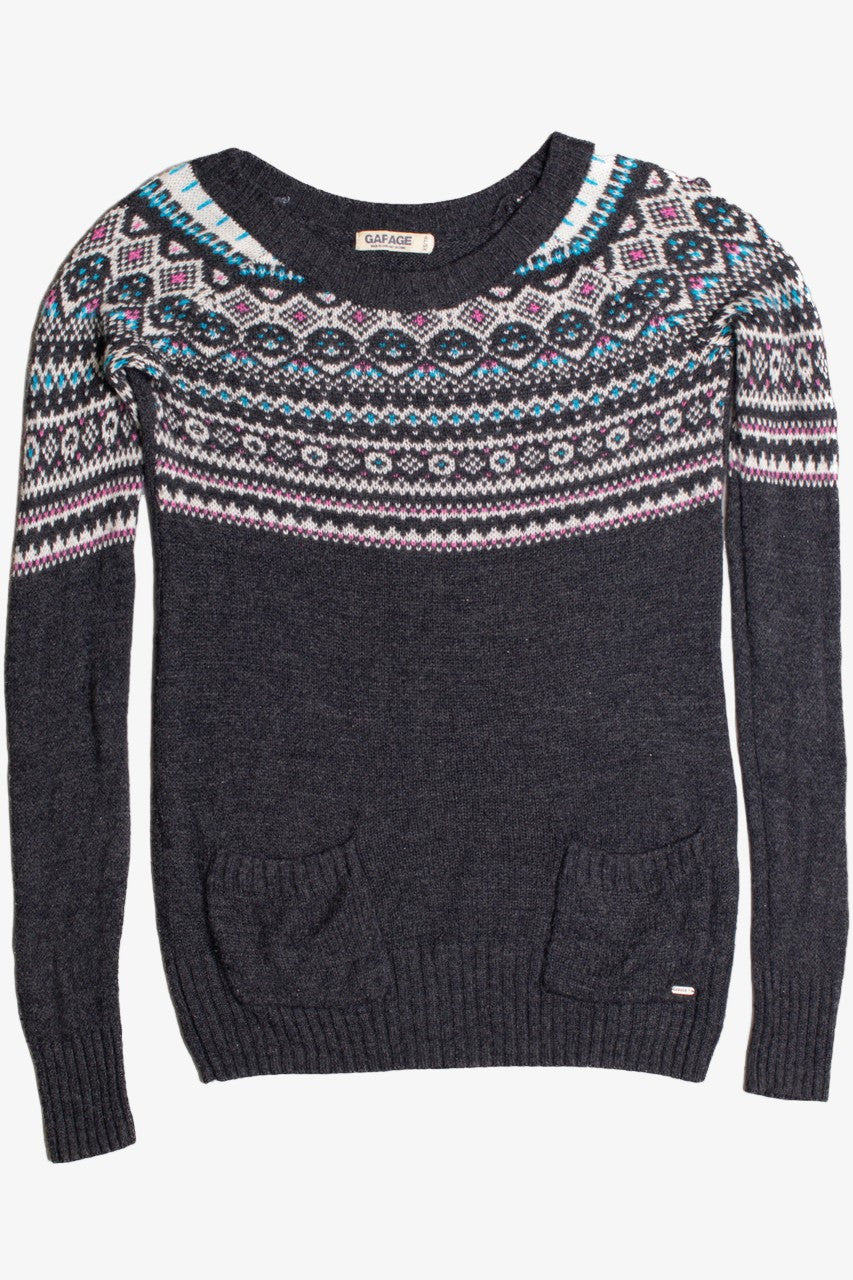 Garage Fair Isle Sweater 1029