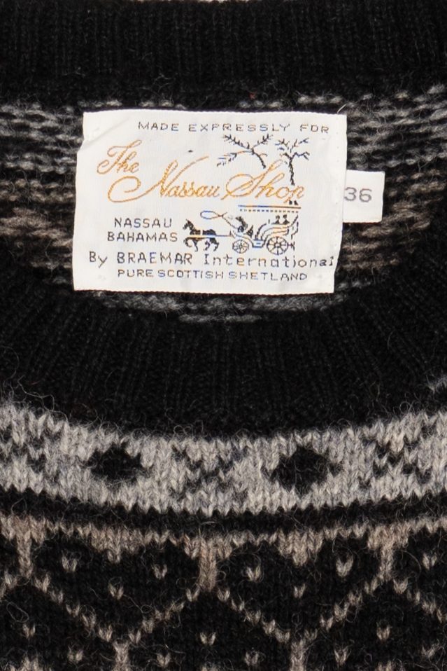 Vintage The Nassau Shop Fair Isle Sweater (1970s)