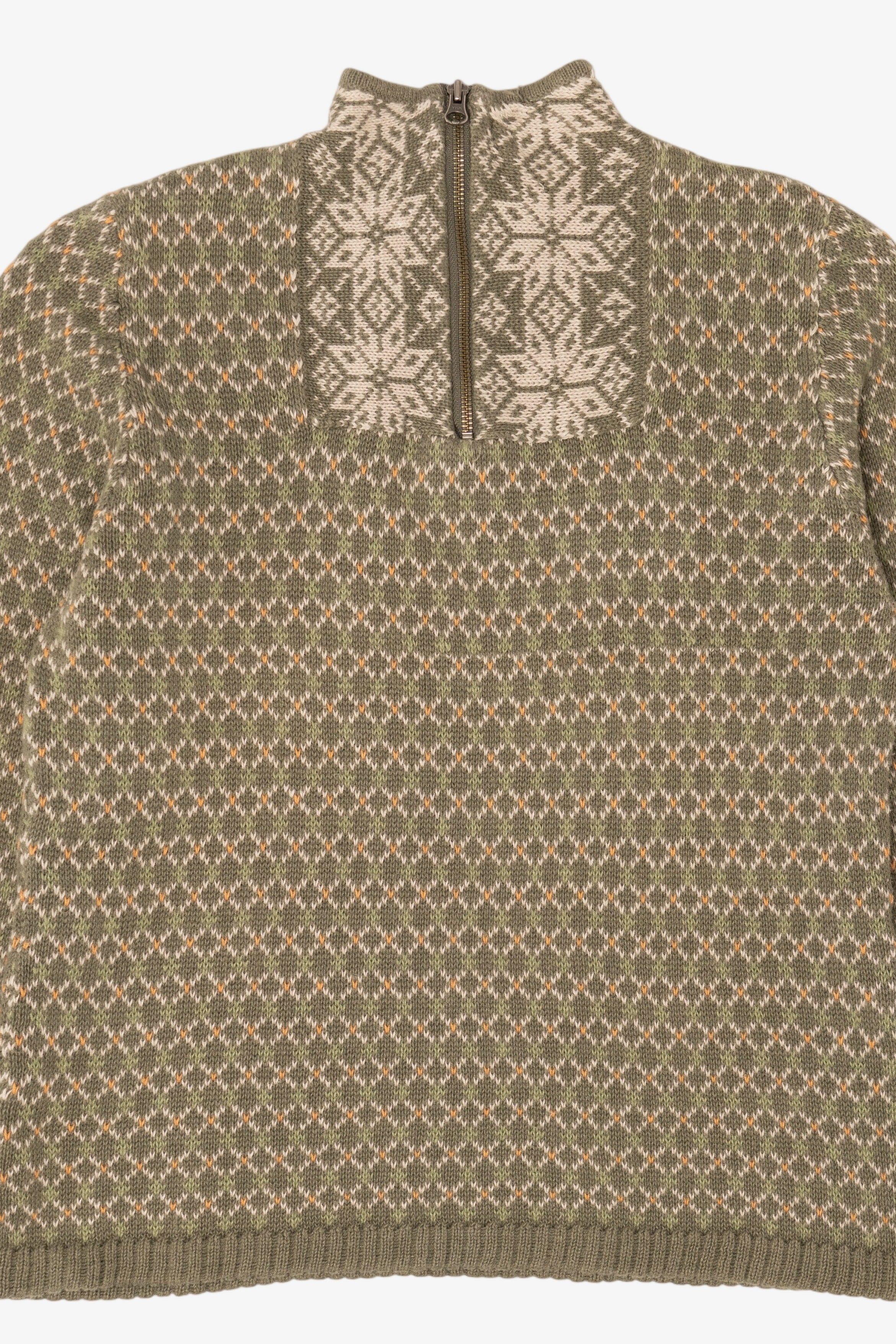 Vintage Fair Isle Woolrich Quarter Zip Sweater (2000s)