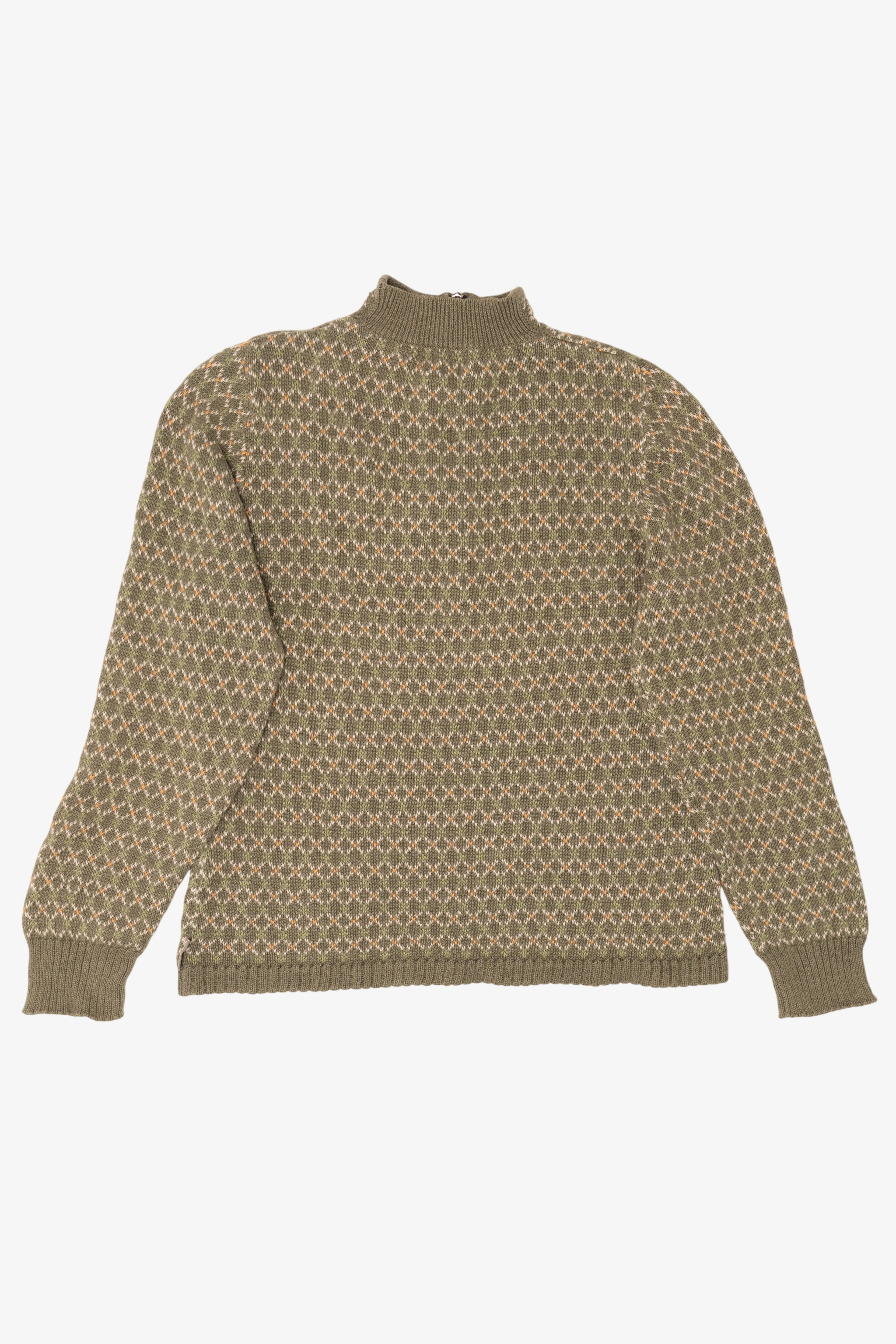 Vintage Fair Isle Woolrich Quarter Zip Sweater (2000s)
