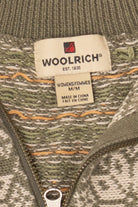Vintage Fair Isle Woolrich Quarter Zip Sweater (2000s)