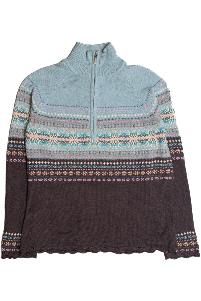  Eddie Bauer Fair Isle Sweater 1057