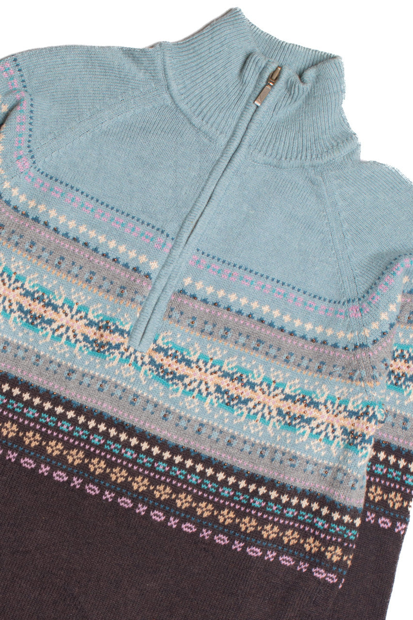  Eddie Bauer Fair Isle Sweater 1057