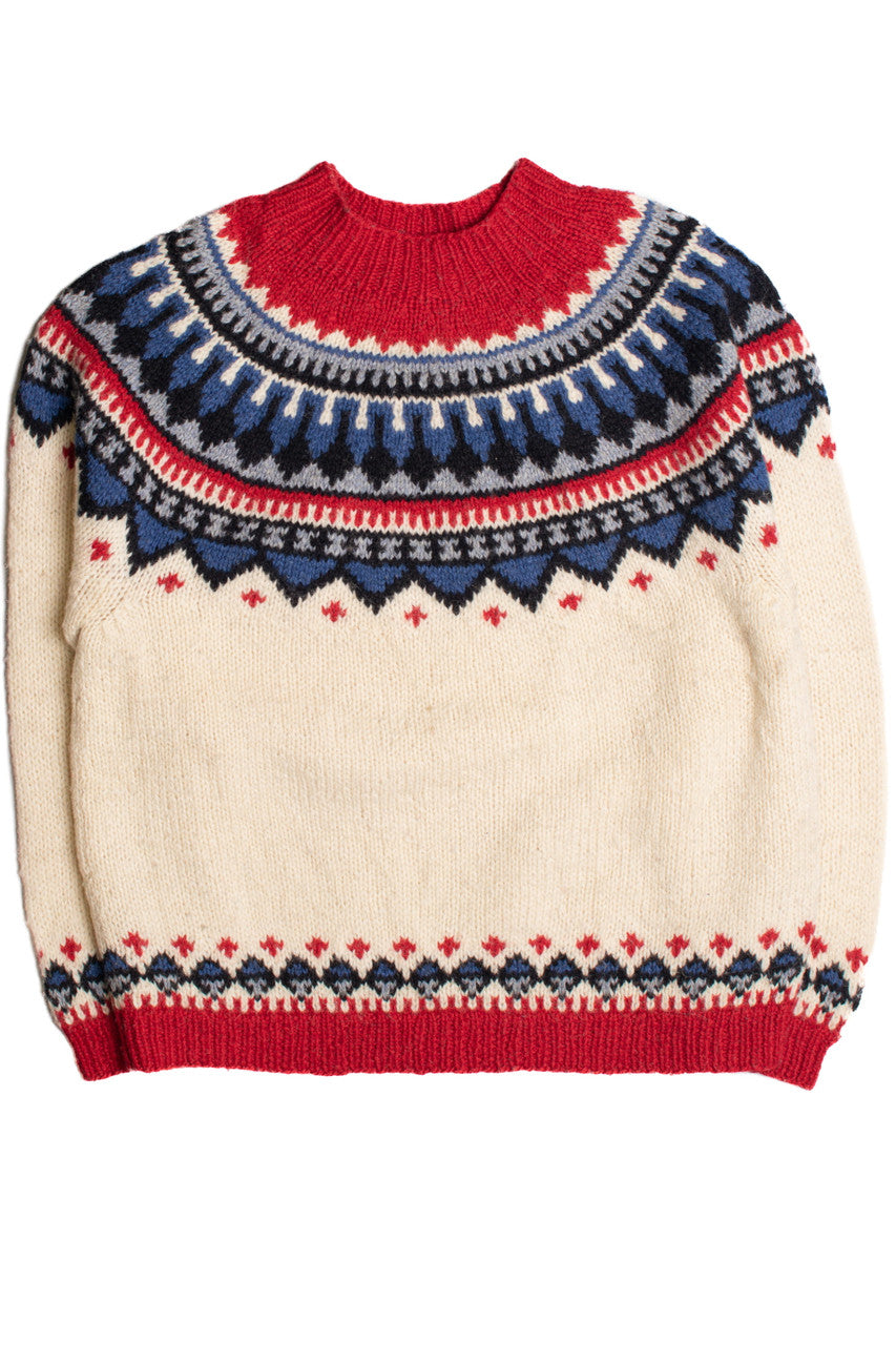 Eddie Bauer Fair Isle Sweater 1058