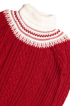 Red Fair Isle Sweater 1062