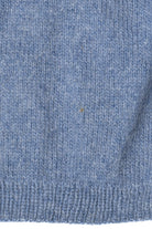 Light Blue Icelandic Wool Fair Isle Sweater 1073