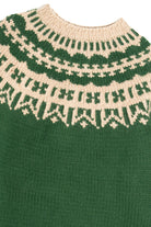 Vintage Hand Knit Fair Isle Sweater 1082