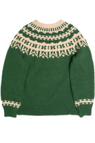 Vintage Hand Knit Fair Isle Sweater 1082