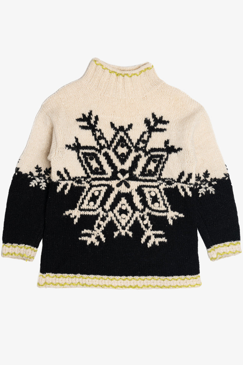 Vintage Snowflake Jennifer Reed Fair Isle Sweater