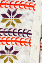 Vintage Carol Brent Fair Isle Cardigan Sweater