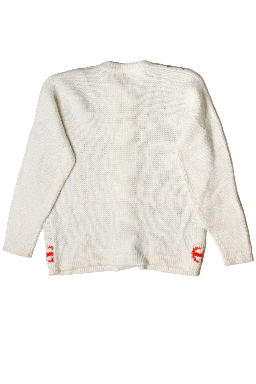 Vintage Carol Brent Fair Isle Cardigan Sweater