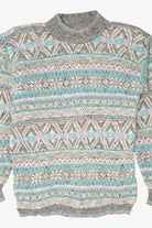 Vintage Cristina Pastel Fair Isle Sweater (1980s)
