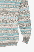Vintage Cristina Pastel Fair Isle Sweater (1980s)