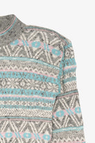 Vintage Cristina Pastel Fair Isle Sweater (1980s)
