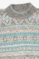 Vintage Cristina Pastel Fair Isle Sweater (1980s)