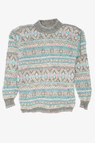 Vintage Cristina Pastel Fair Isle Sweater (1980s)