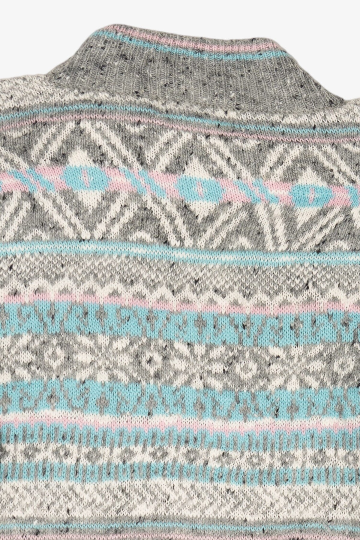 Vintage Cristina Pastel Fair Isle Sweater (1980s)