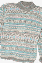 Vintage Cristina Pastel Fair Isle Sweater (1980s)