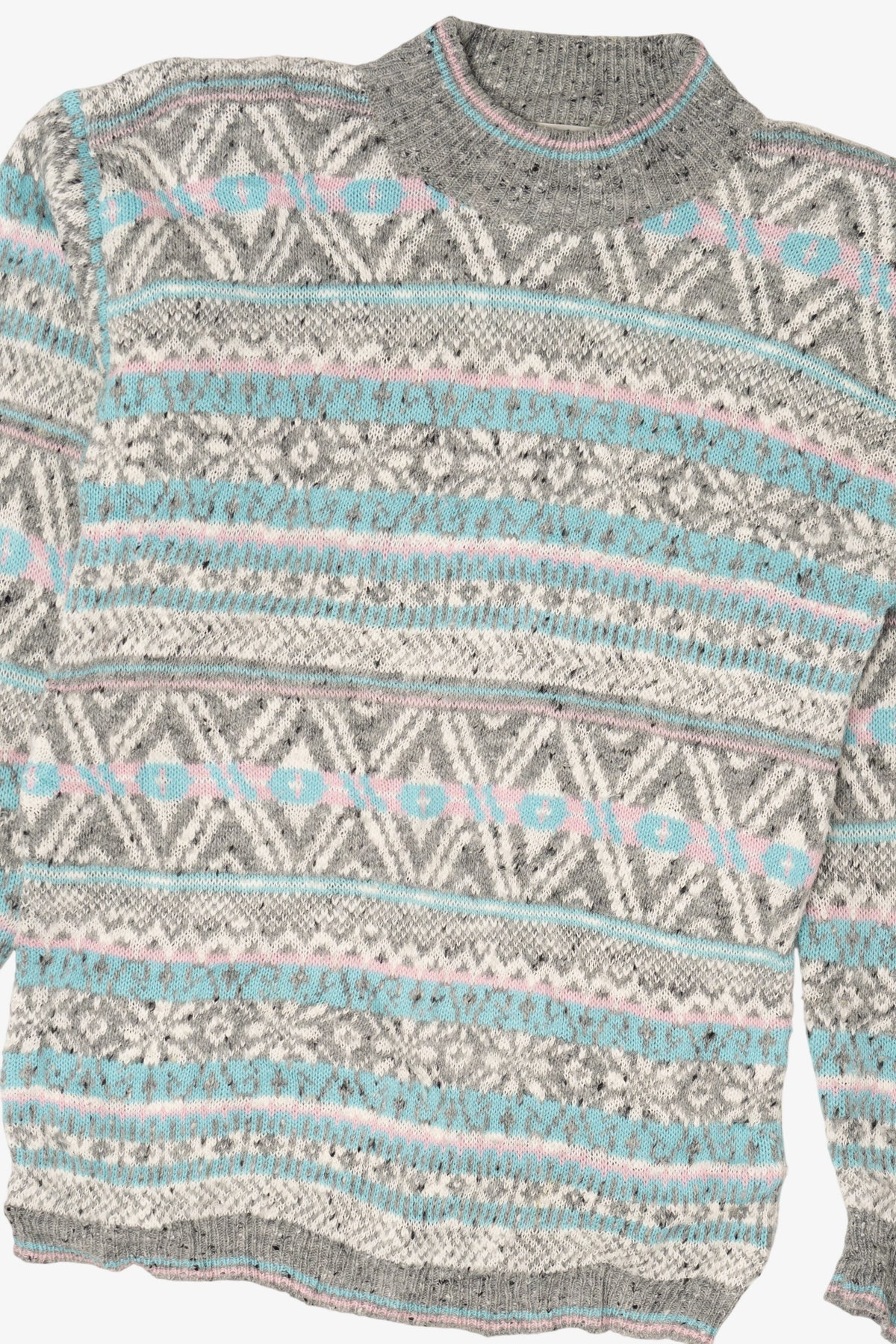 Vintage Cristina Pastel Fair Isle Sweater (1980s)