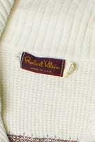 Vintage Robert Klein Zip Up Turtleneck Fair Isle Sweater