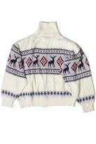 Vintage Blair Zip Up Turtleneck Fair Isle Sweater