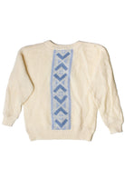 Vintage Batwing Alafoss Icewool Knit Fair Isle Sweater