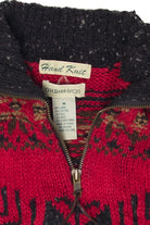 Vintage G.H. Bass & Co. Hand Knit Fair Isle Sweater (1990s)