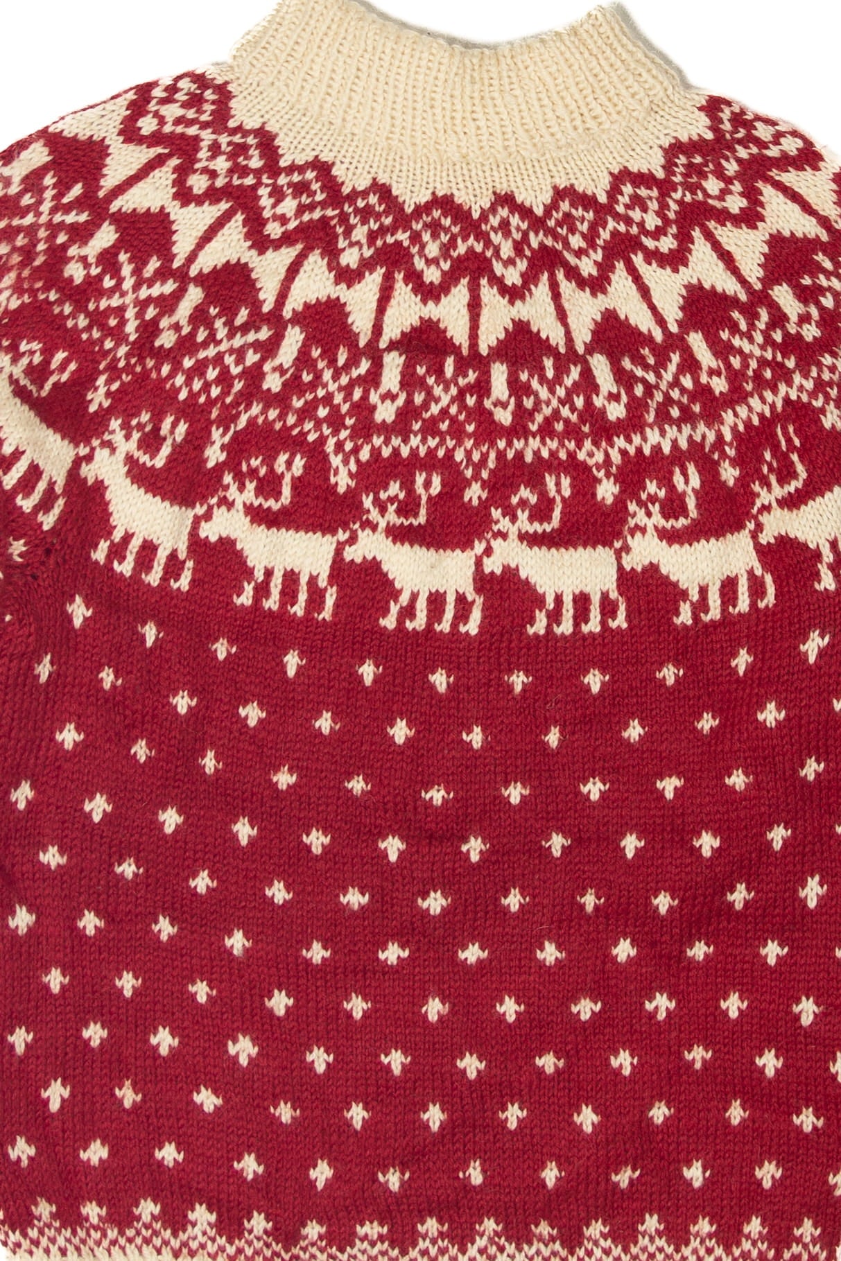 Vintage Reindeer Fair Isle Sweater (1980s)