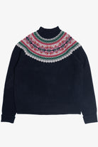 Brooks Brothers Dark Navy Fair Isle Sweater (2010s)