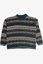 Vintage Heather & Tweed Wool Fair Isle Sweater (2000s)
