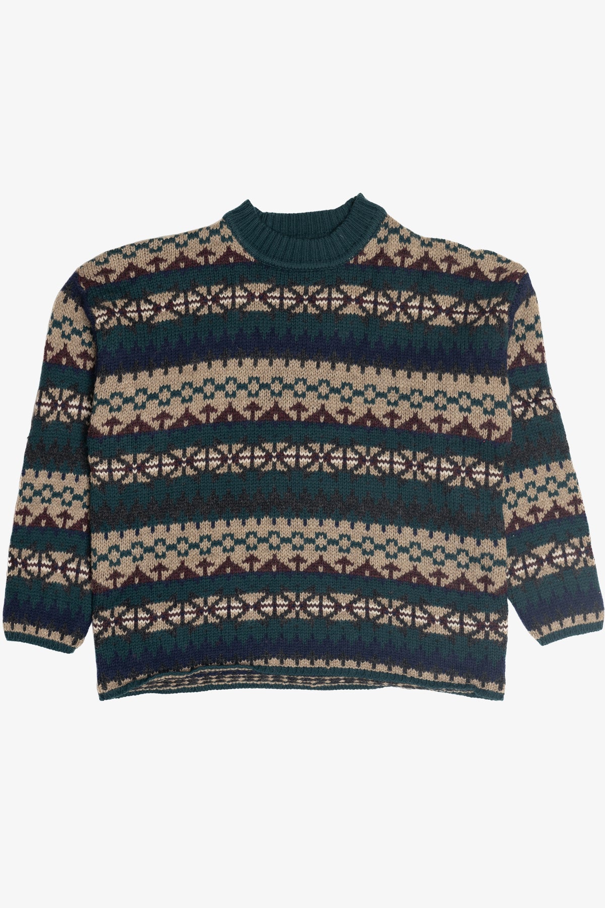 Vintage Heather & Tweed Wool Fair Isle Sweater (2000s) – Ragstock