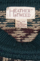Vintage Heather & Tweed Wool Fair Isle Sweater (2000s)