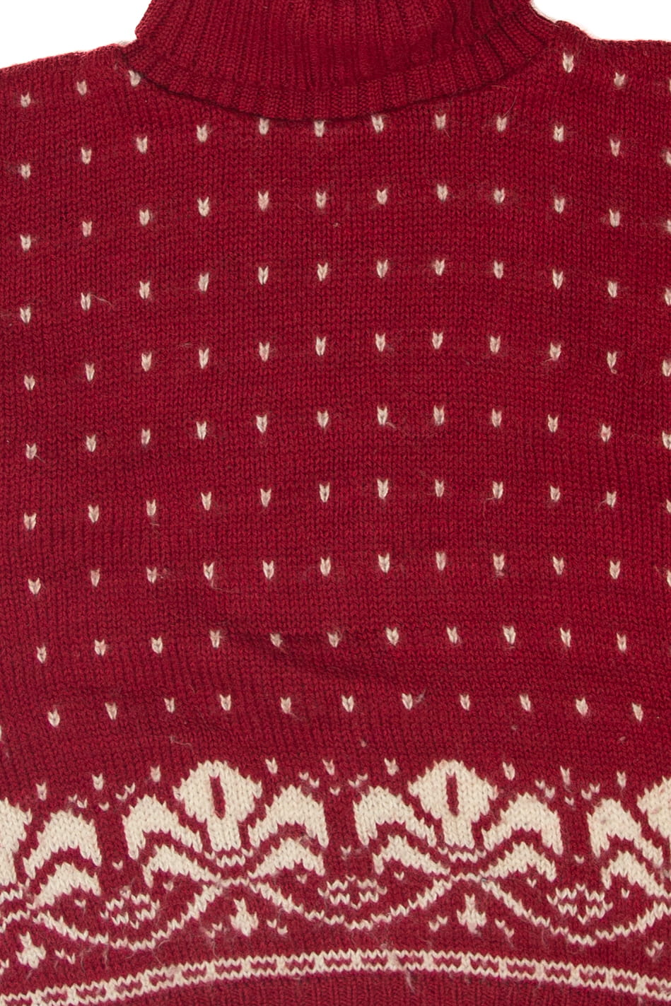 Vintage Merrimac Valley New England Turtle Neck Fair Isle Sweater (1990s)