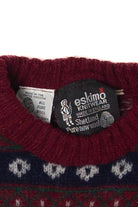 Vintage Eskimo Knitwear Fair Isle Sweater (1990s)