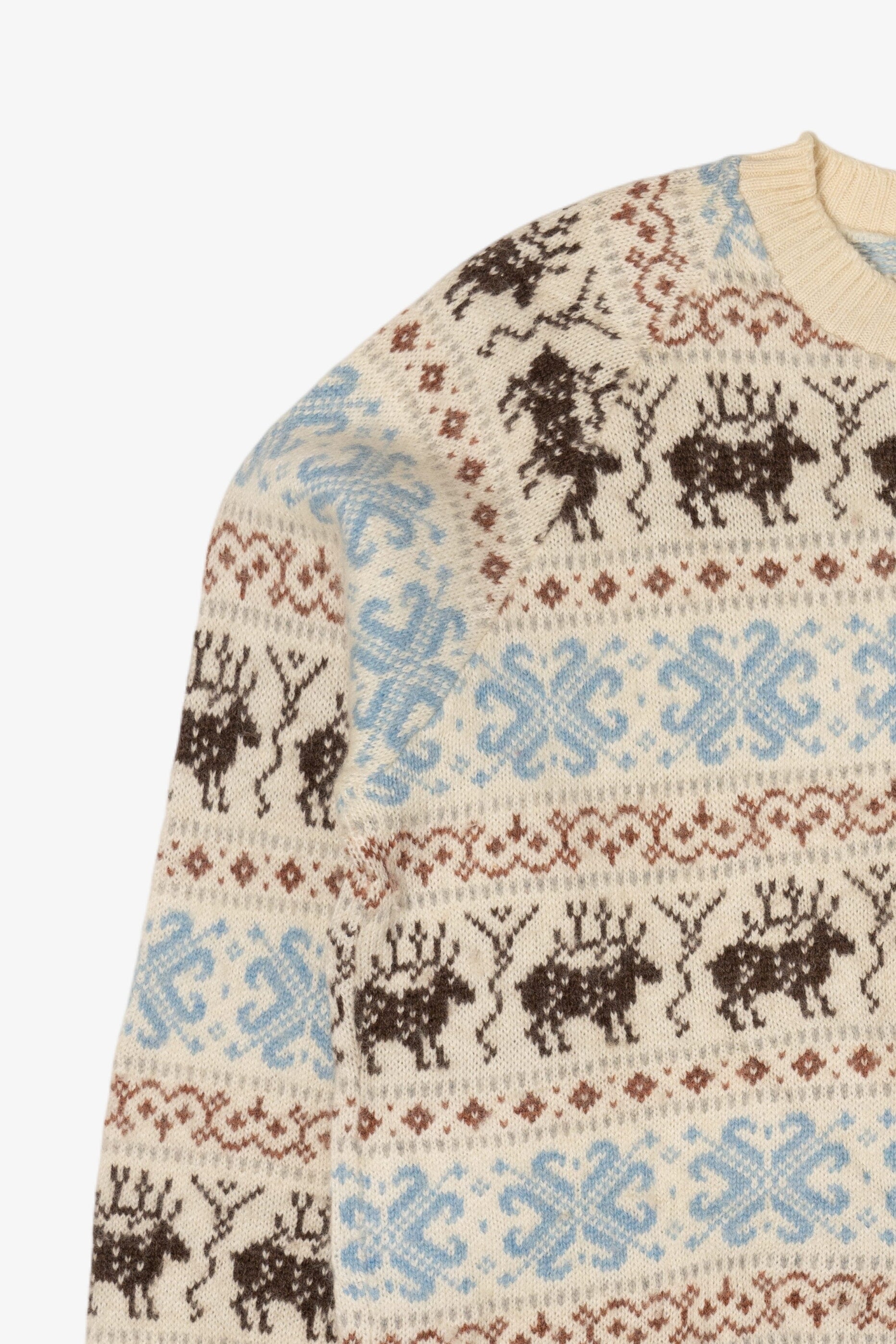 Vintage Fall River Knitting Mills Fair Isle Sweater (1990s)