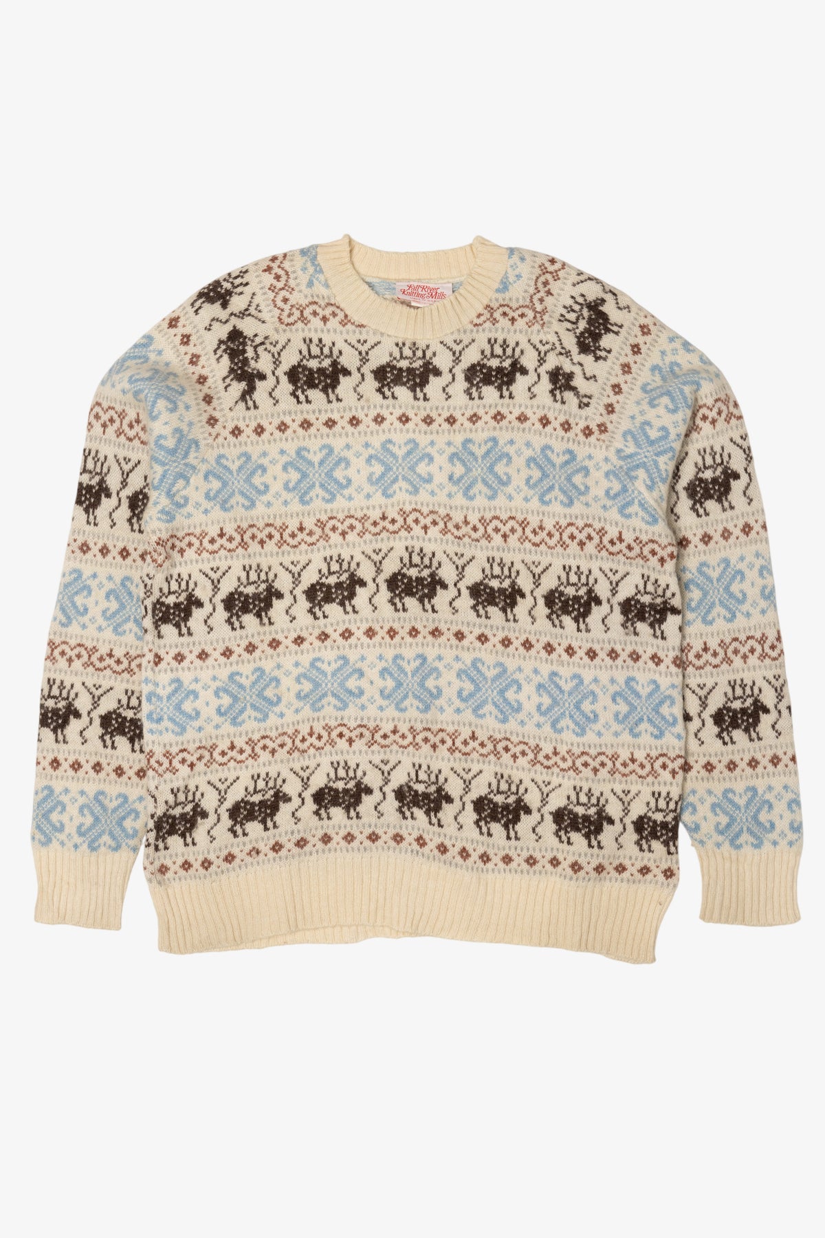 Vintage Fall Sweaters Vintage Fall River Knitting Mills Fair Isle 