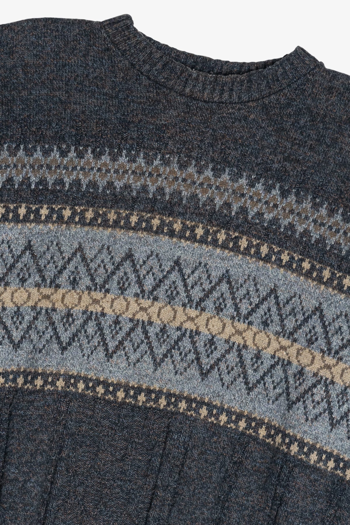 Vintage Bill Blass Fair Isle Sweater (1990s)