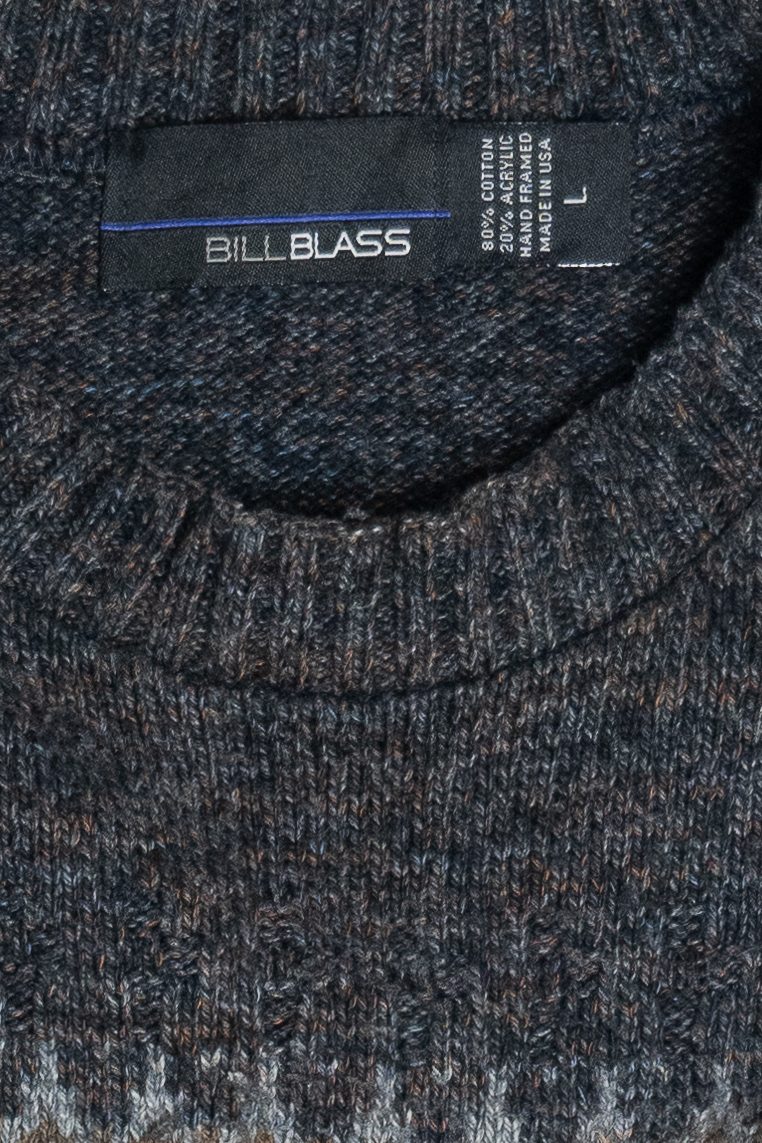 Vintage Bill Blass Fair Isle Sweater (1990s)
