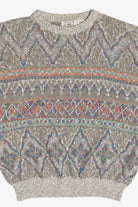 Vintage Pastel Fair Isle Sweater (1980s)