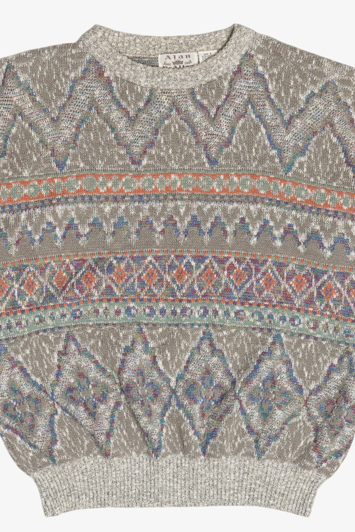 Vintage Pastel Fair Isle Sweater (1980s)