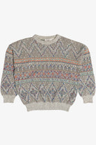 Vintage Pastel Fair Isle Sweater (1980s)